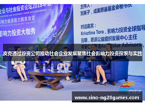 皮克通过投资公司推动社会企业发展聚焦社会影响力投资探索与实践